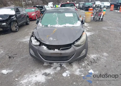 2013 Hyundai Elantra Limited из США, поврежденный, VIN 5NPDH4AE5DH199972